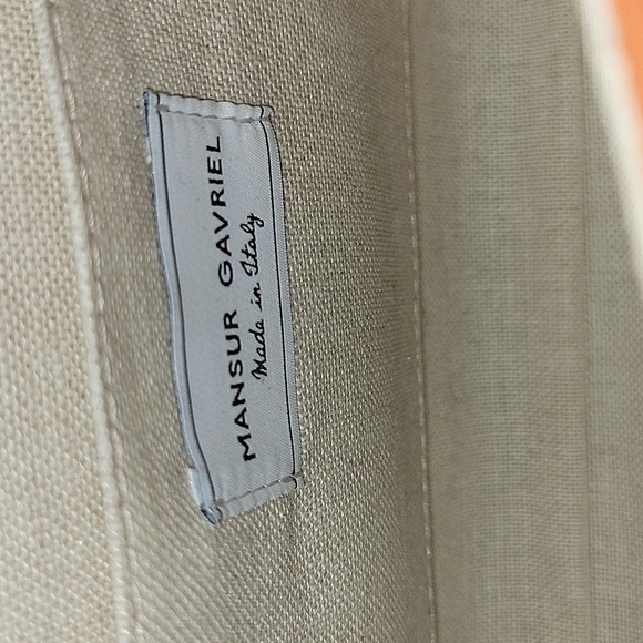 Mansur Gavriel Tan Leather Small Satchel Clutch Crossbody Shoulder Bag - Picture 12 of 12